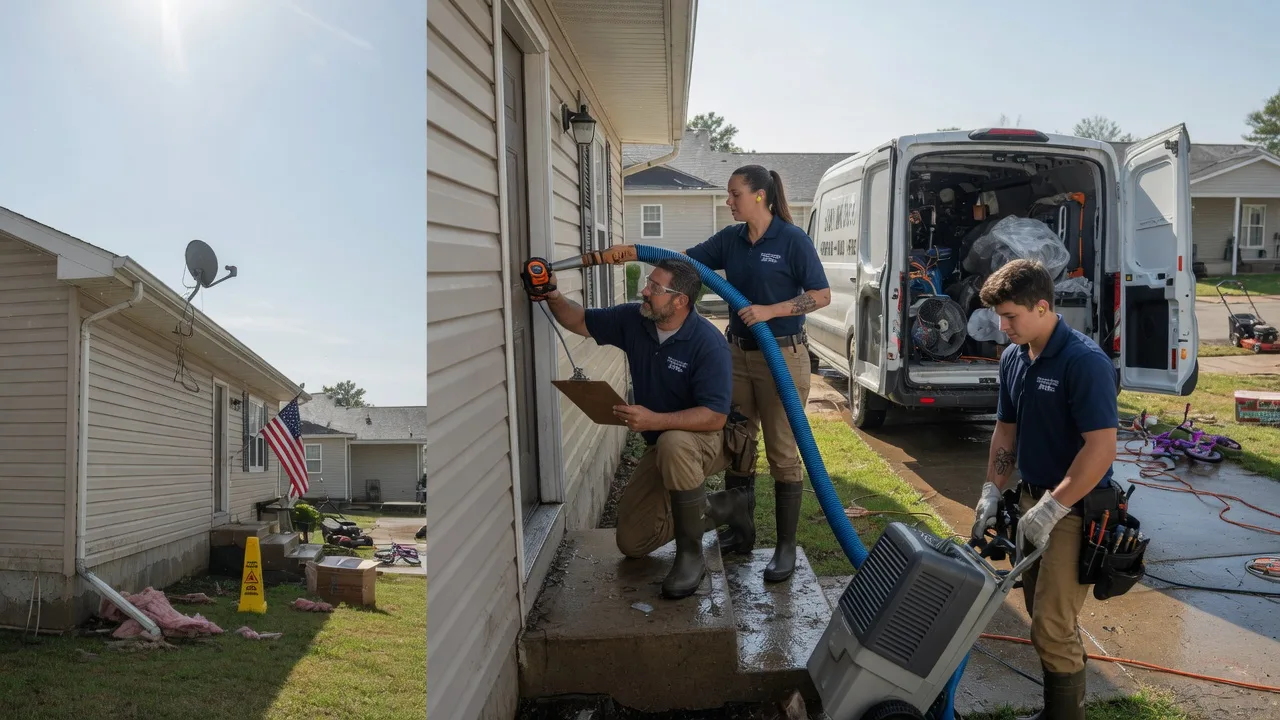 Ceiling Water Damage Restoration in Byers, TX near me